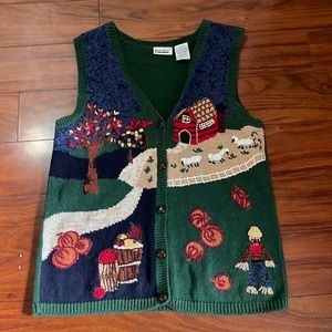 Vintage knit sweater vest